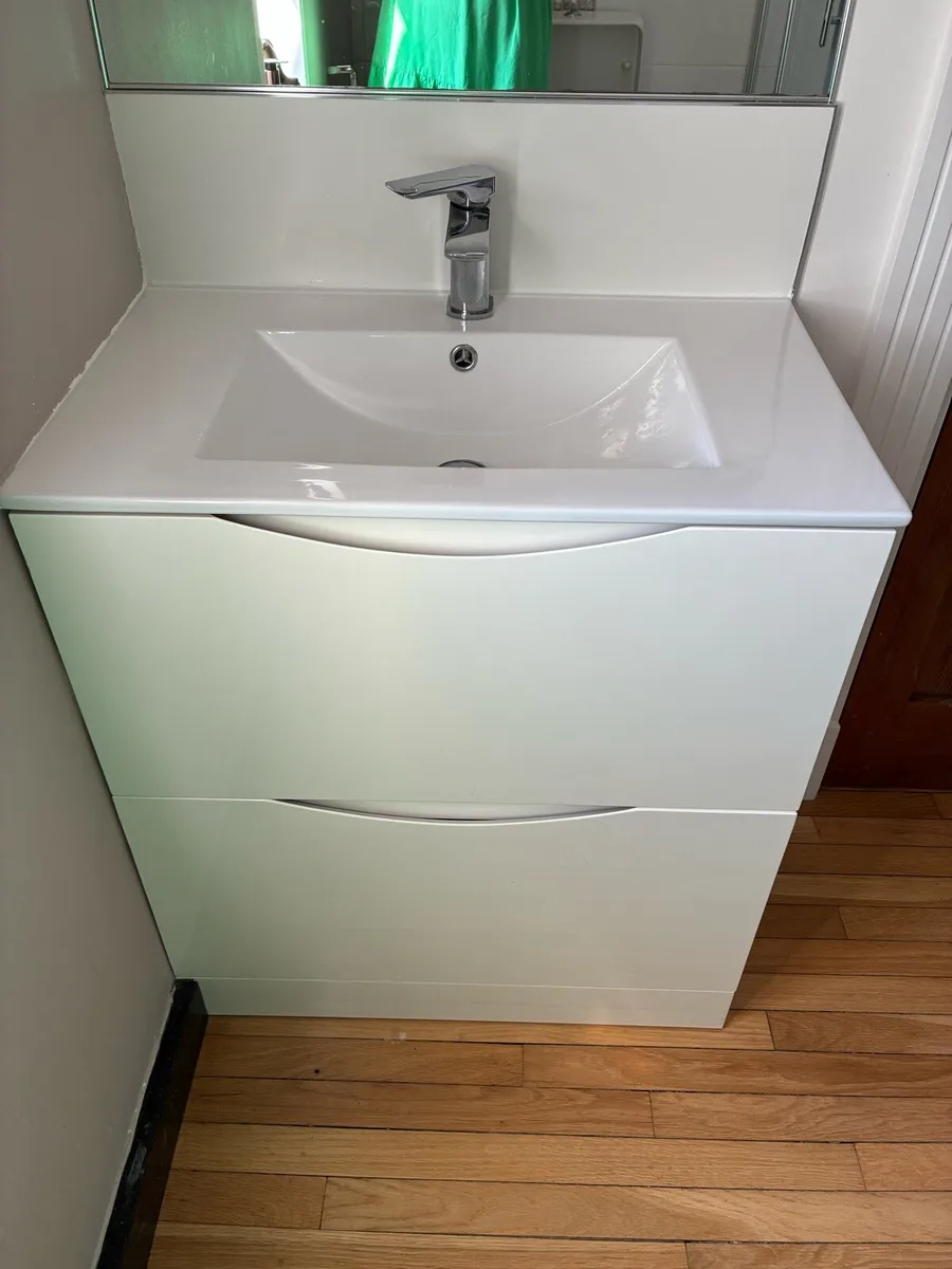 Sink unit with 2 drawers - Image 1