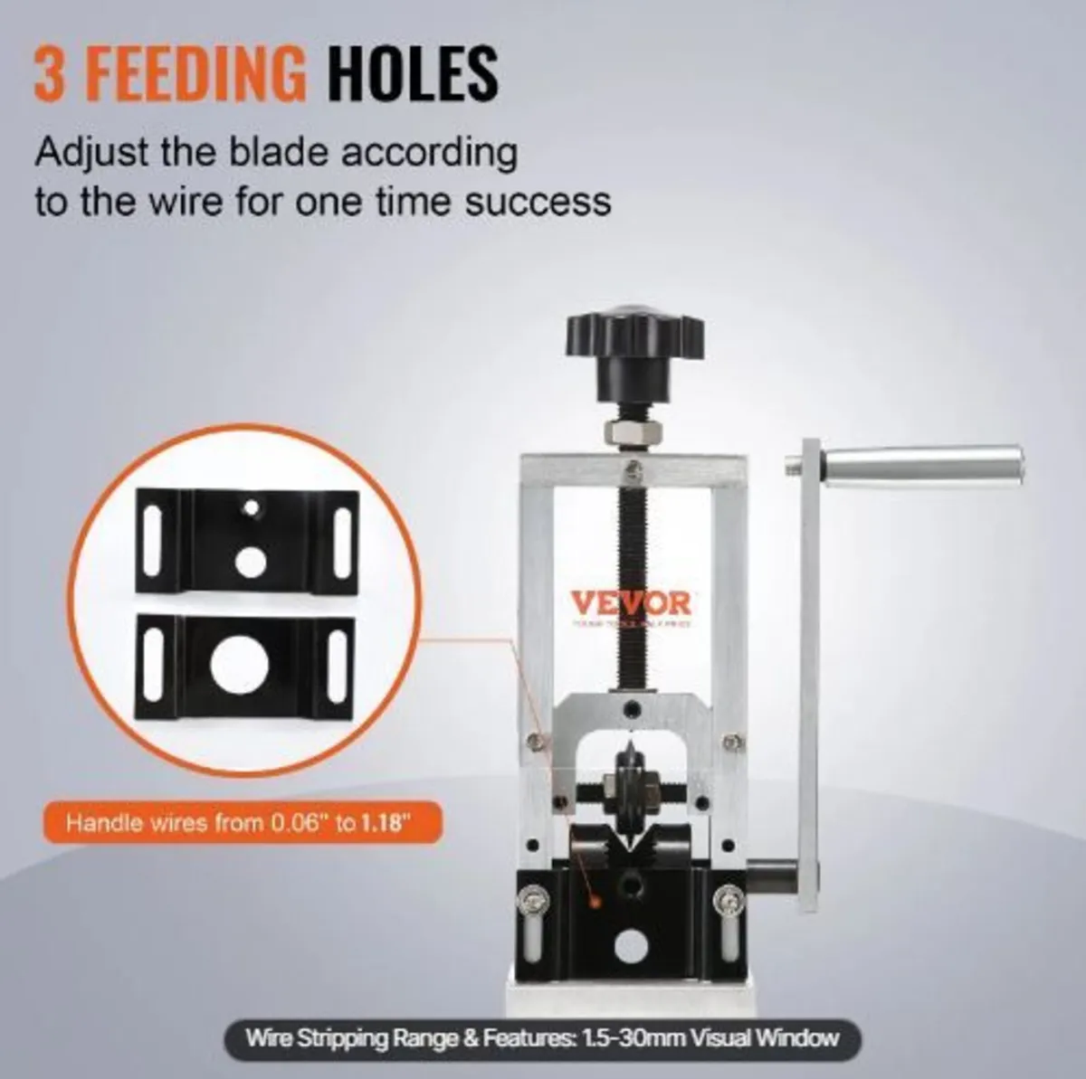 Manual Wire Stripping Machine, 1.5 mm-30 mm - Image 4