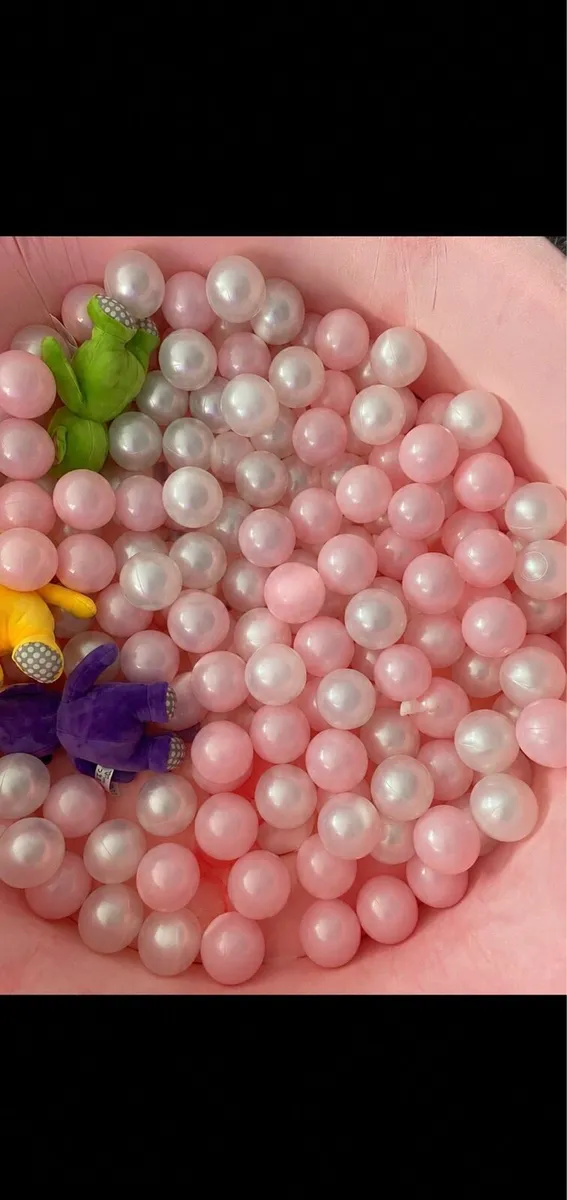 Play Factory Foam Ball Pit with 150 Balls Pink - Image 2