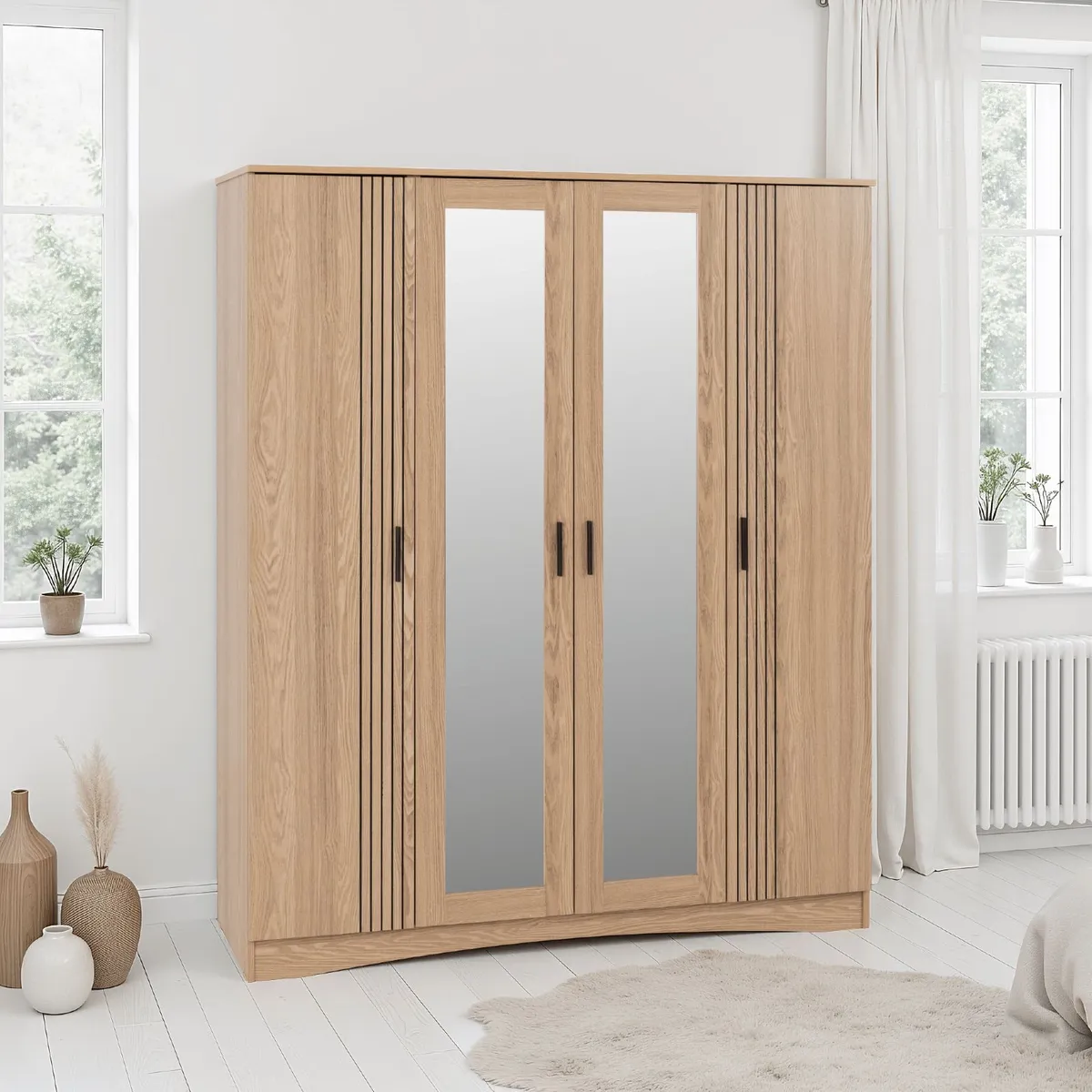 4 DOOR WARDROBES - Image 1