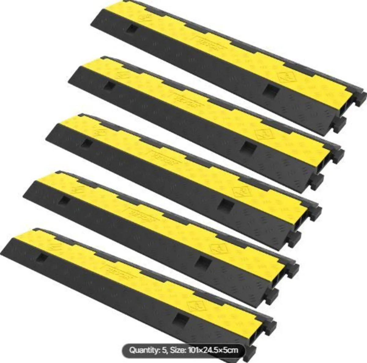 Cable Protector Ramp 101x24.5x5 cm , 5 Packs - Image 4