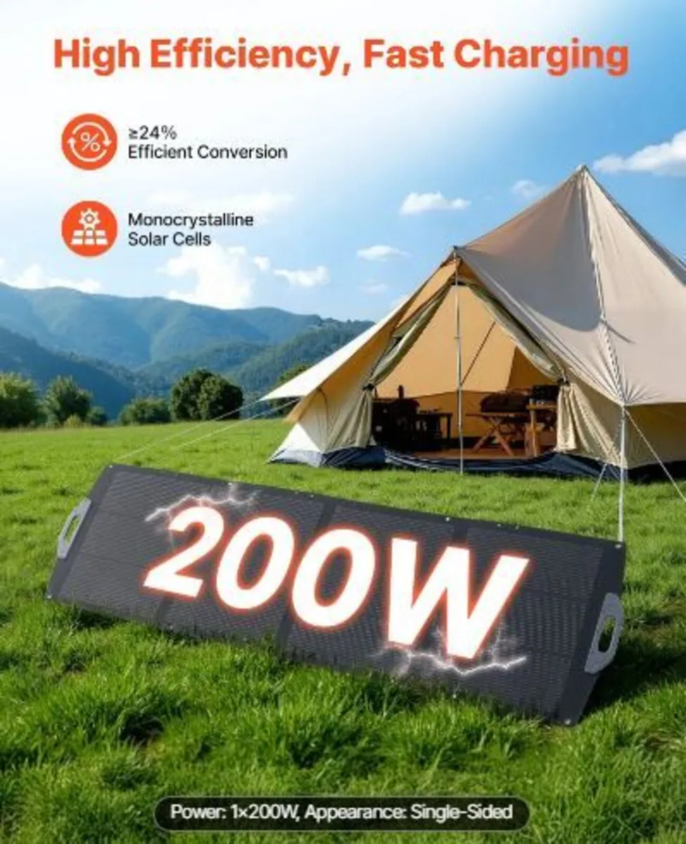 200W Foldable Solar Panel - Image 2