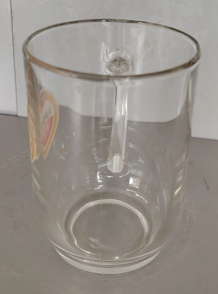 Vintage Amstel Bier Pint Tankard Glass 20oz - ARC - Image 1