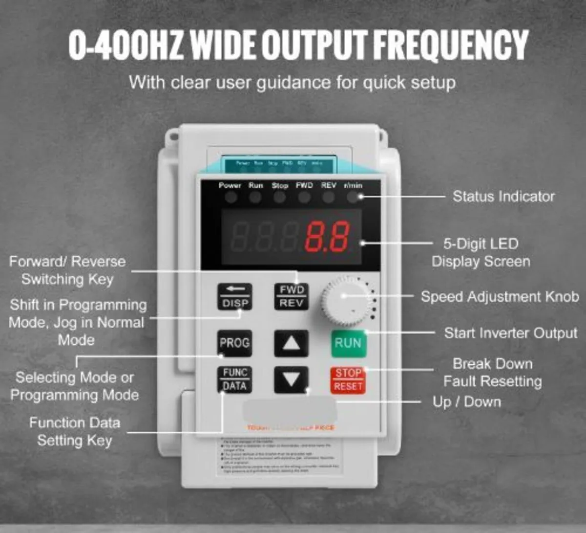 VFD 2.2KW 10A 3HP Variable Frequency - Image 4