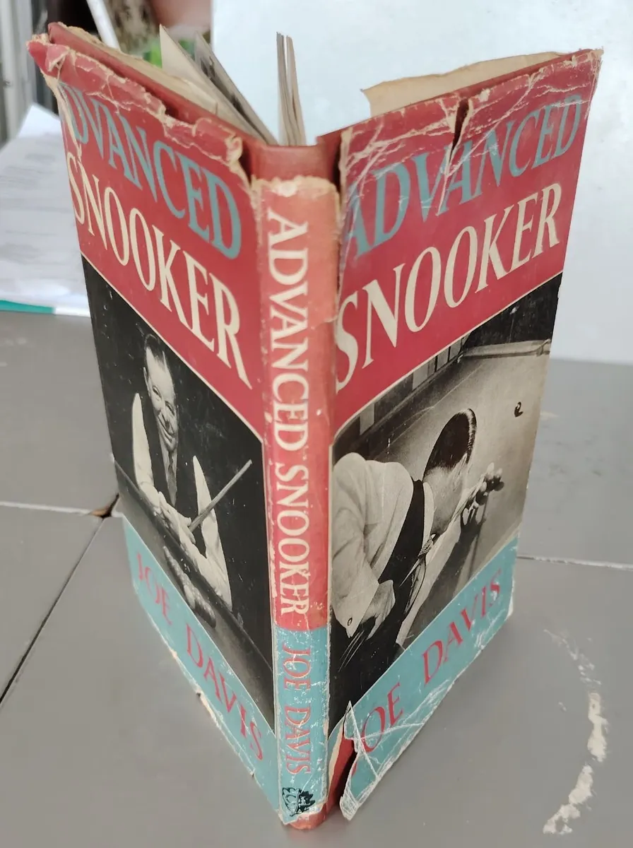 RARE 1954 Advanced Snooker Joe Davis 1st Ed - Image 1