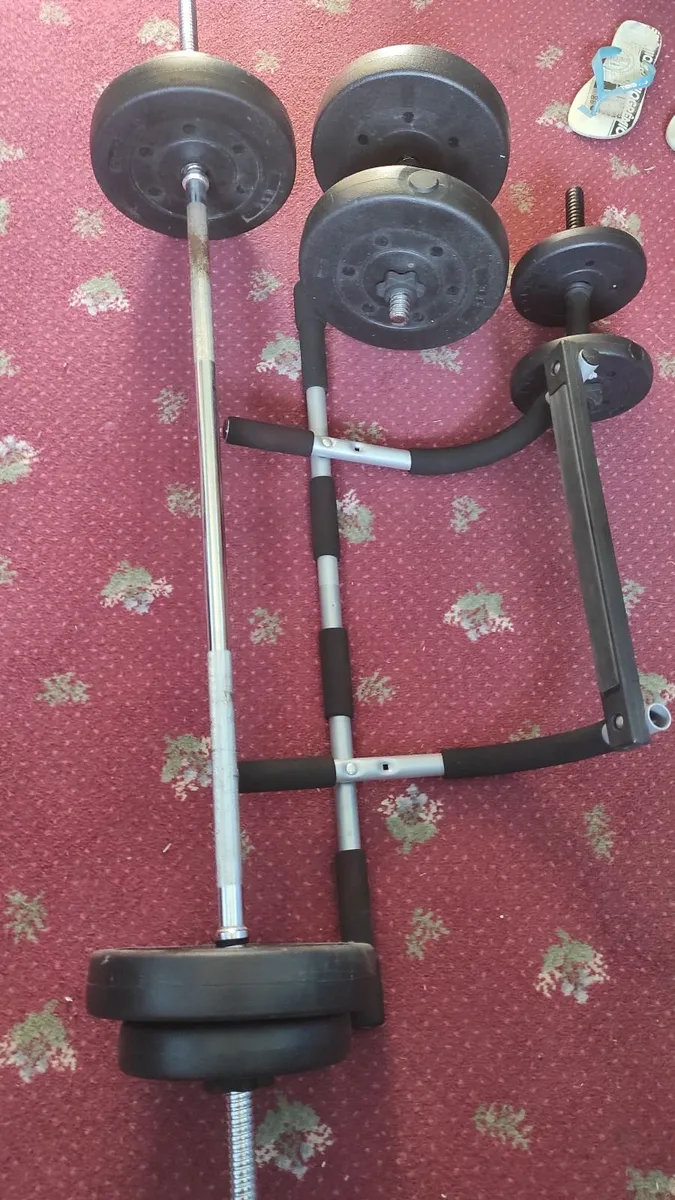 HOME GYM SET 27.5kg Plates + 12kg Kettlebell 40 - Image 4