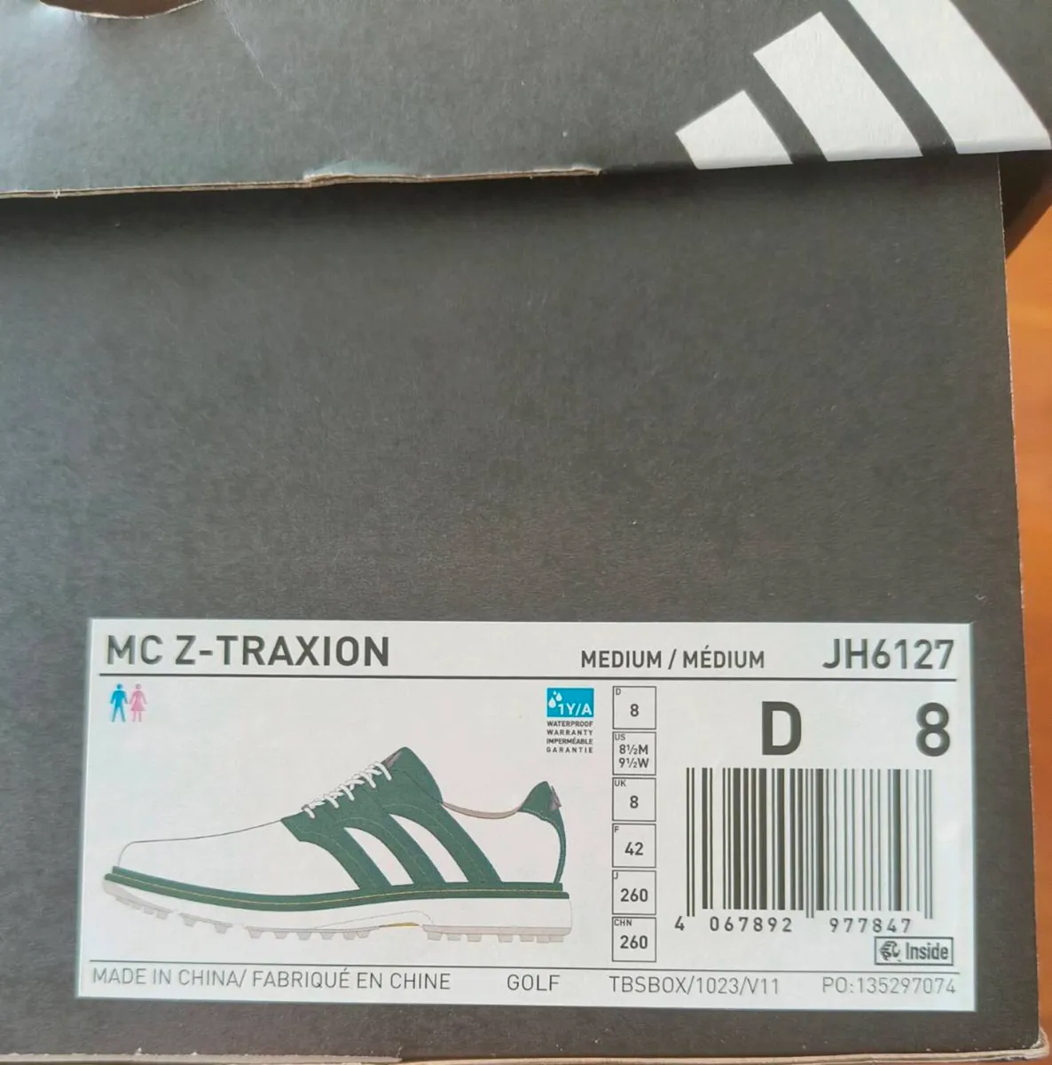 Adidas Z-Traction Masters Edt. 8uk New - Image 2