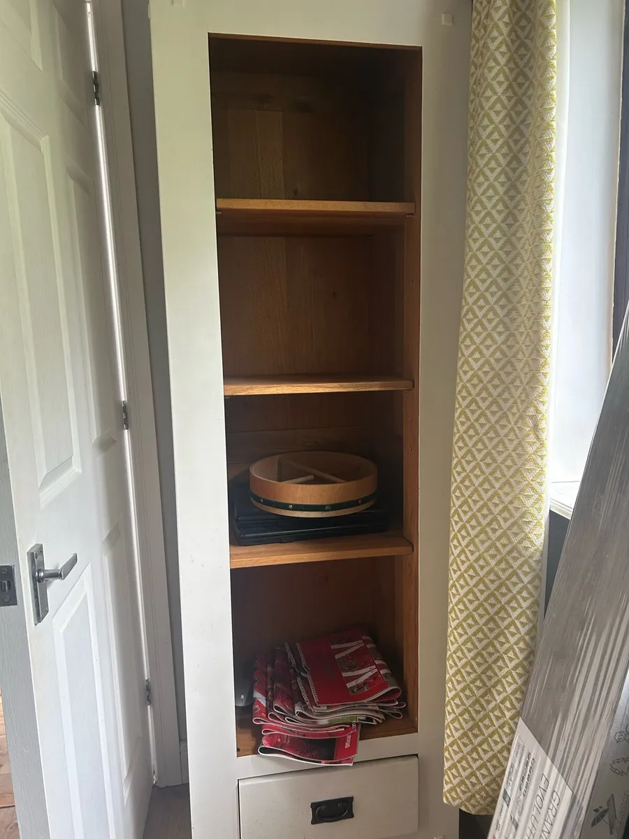 Oak kitchen display unit