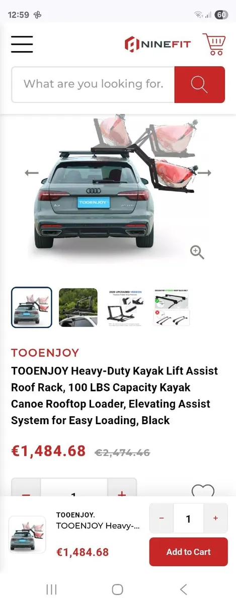 Kayak  roof rack tooenjoy - Image 2