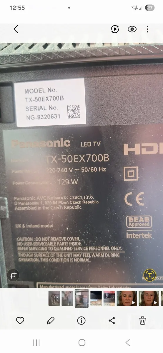 TV Panasonic TX-50EX700B - Image 3