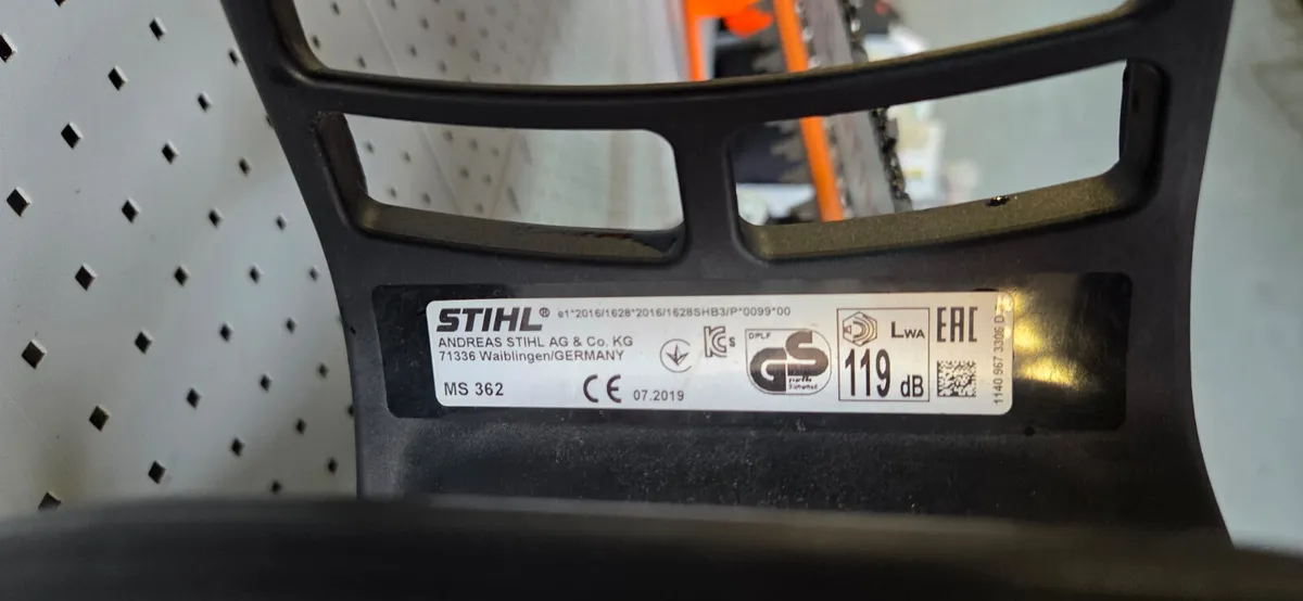 STIHL MS 362 (Pre used) Immaculate condition - Image 2