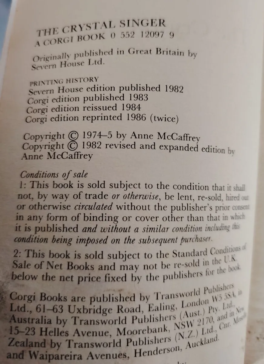 Vintage Anne McCaffrey Sci-Fi Book Bundle x7 - Image 4