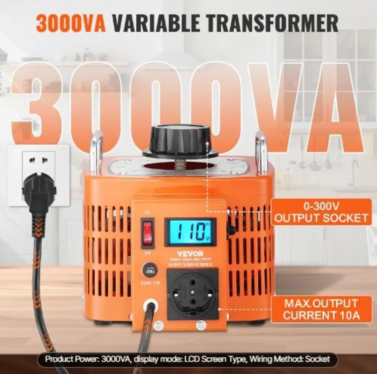 3000VA Auto Variable Voltage Transformer - Image 2