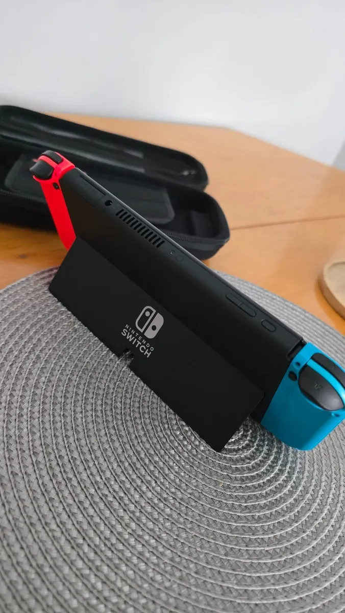 Nintendo Switch OLED + 2 Mario Games + Case & Acce - Image 2