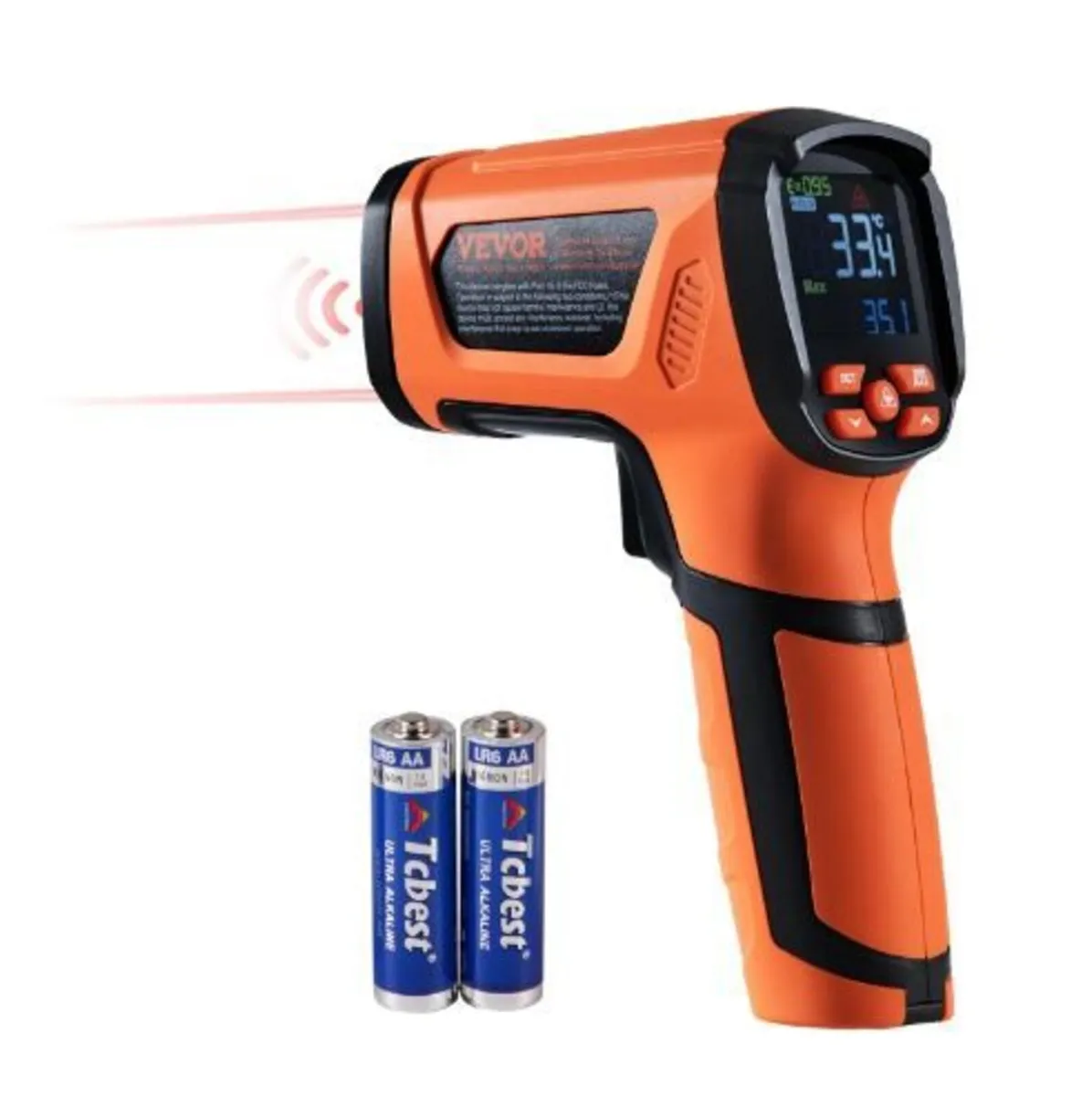 Infrared Thermometer, -40~2732°F Dual Laser - Image 3