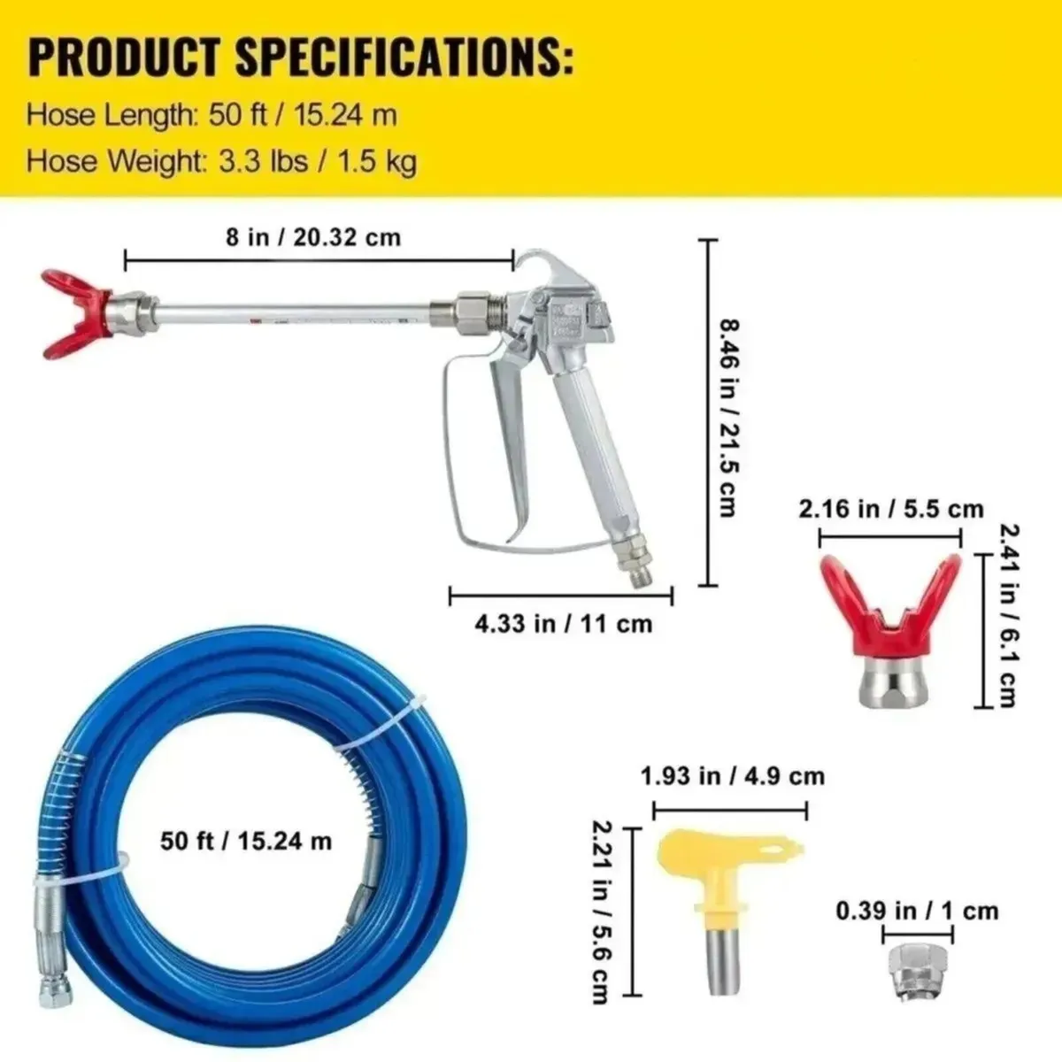 Paint Sprayer Gun Spray Parts Accessories - Image 1