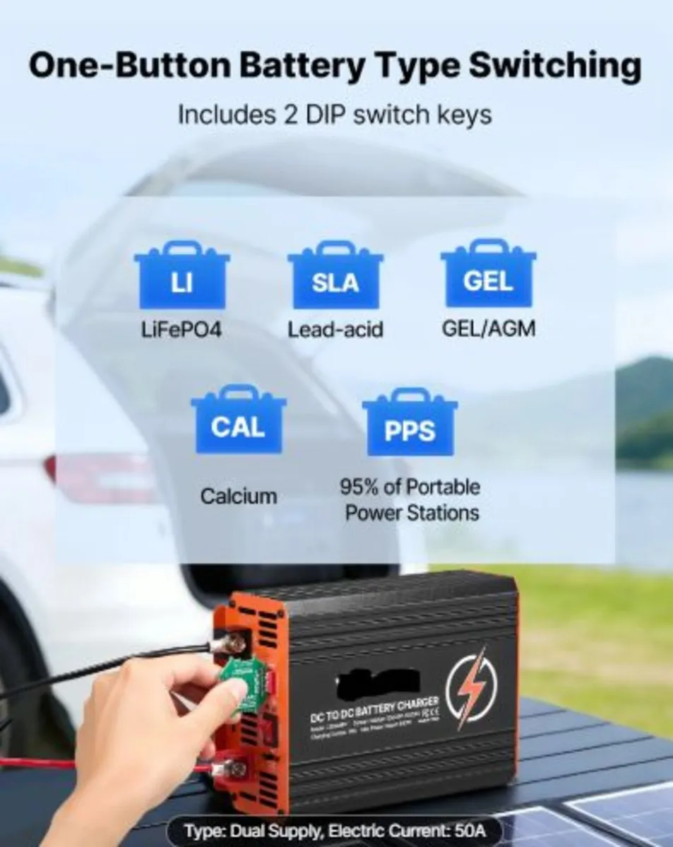 DC to DC Charger with MPPT, 650W, 50A On-Board - Image 3