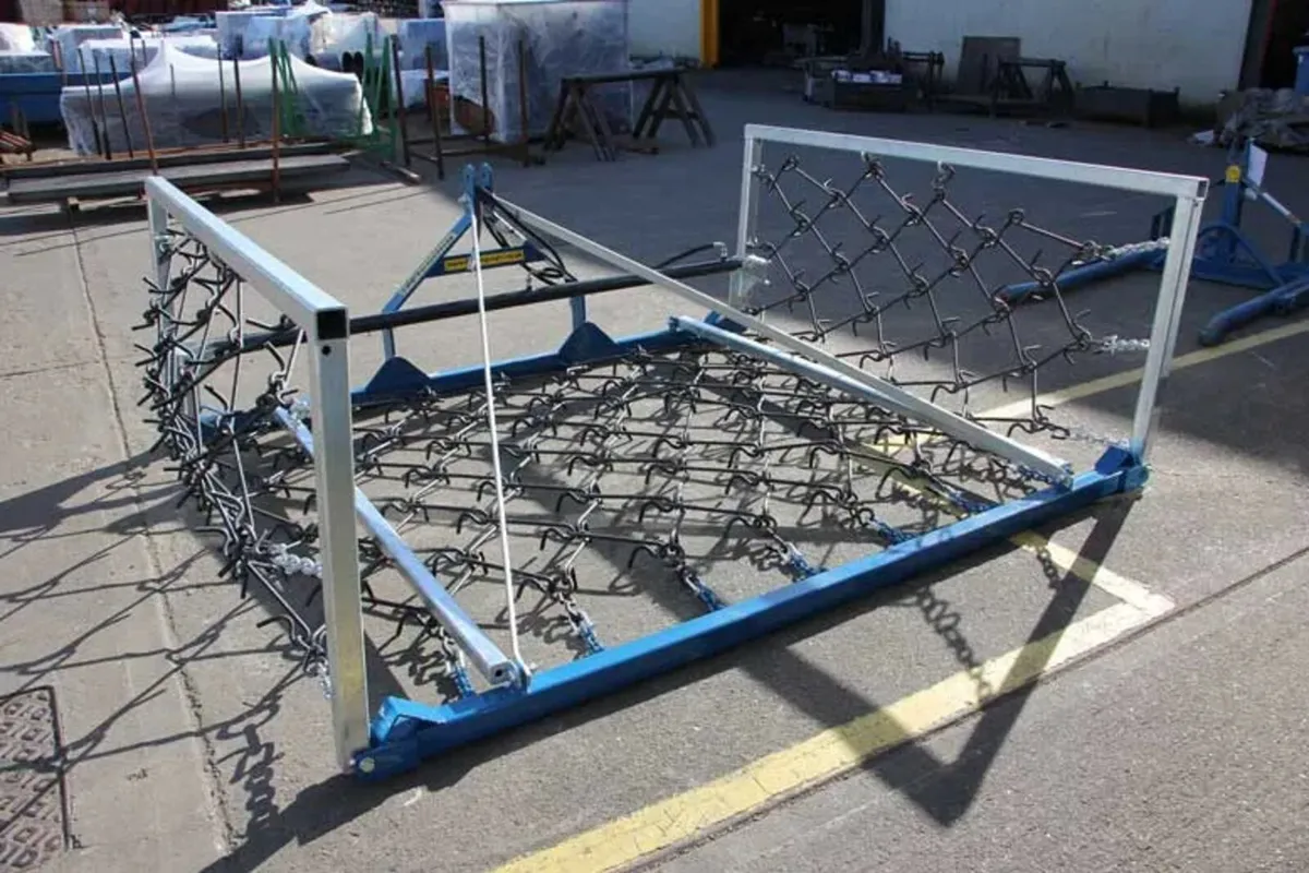 14ft Mounted Grass Harrow