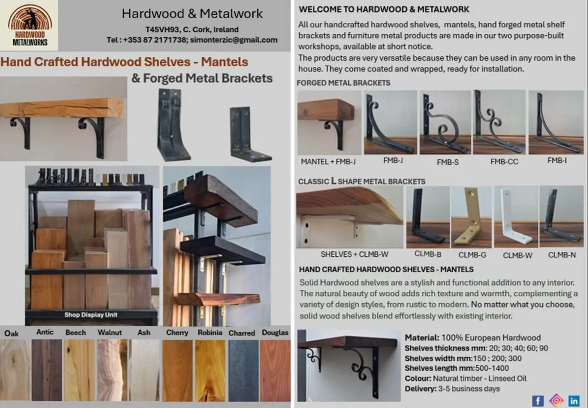 Oak Timber-Table Tops-Shelves-Mantels-Brackets - Image 3