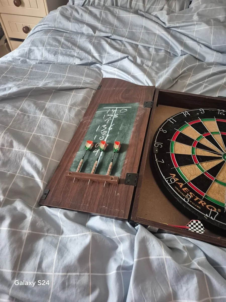 Wooden dart board - Image 2