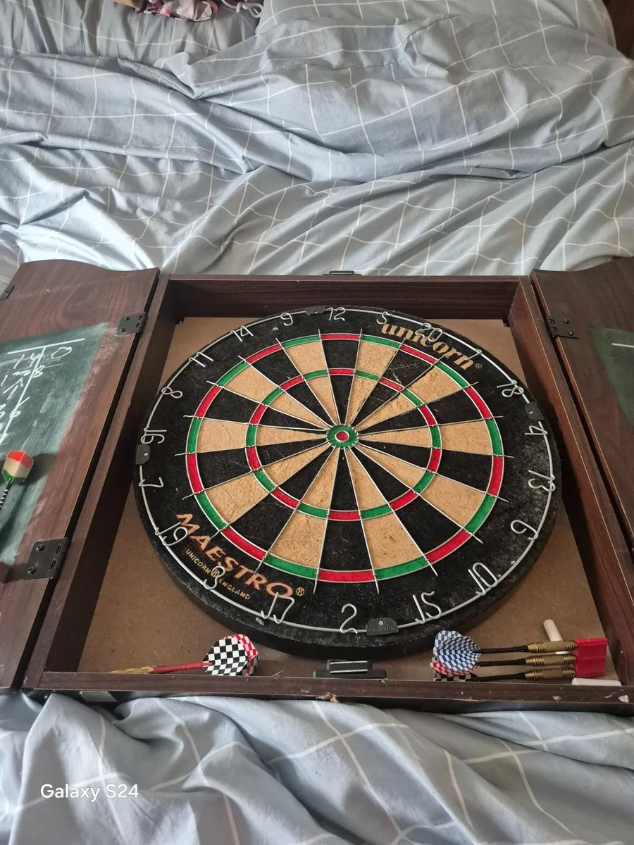 Wooden dart board - Image 3