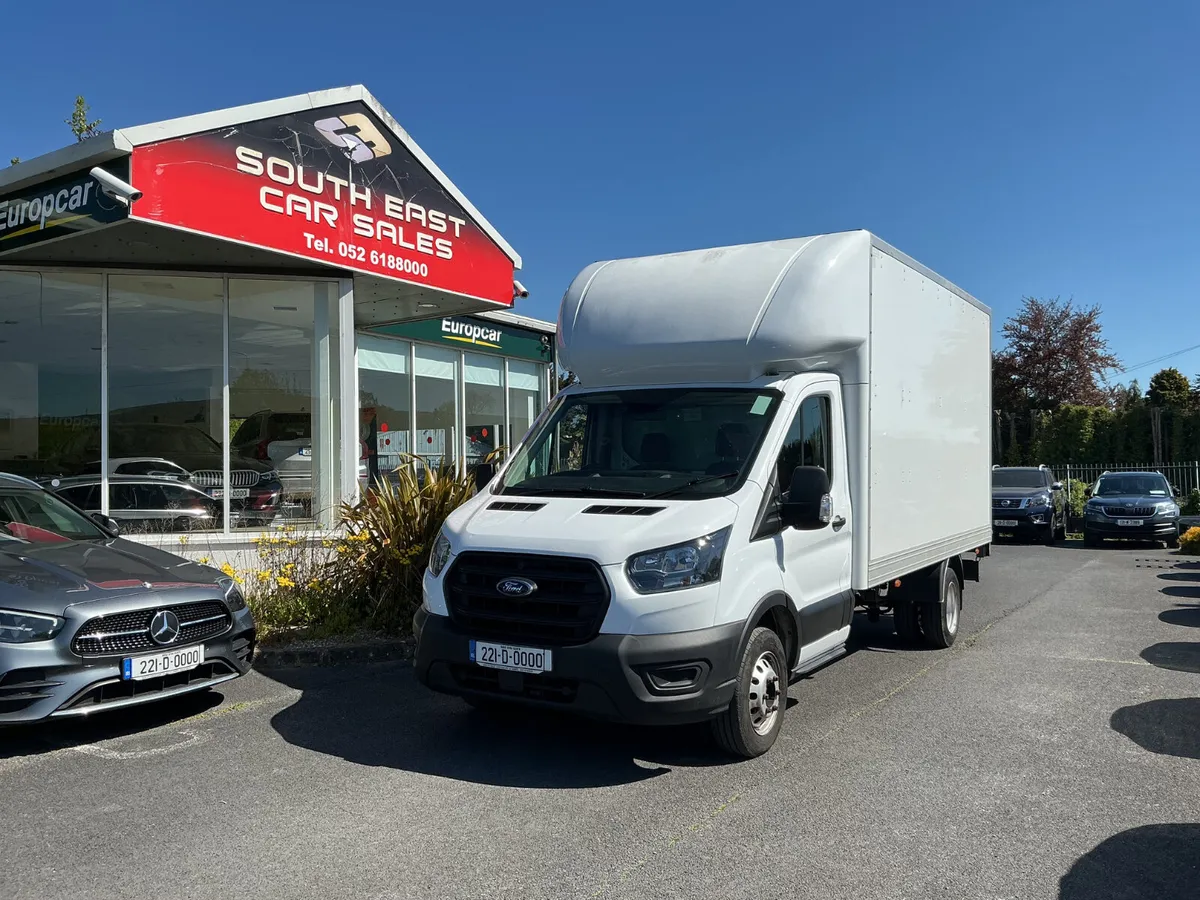 2022 FORD TRANSIT 350 LUTON BOX & T\L TWIN WHEEL - Image 1