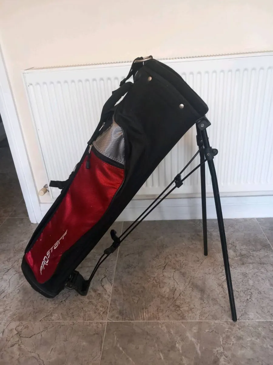 Kids golf bag with stand - Image 2