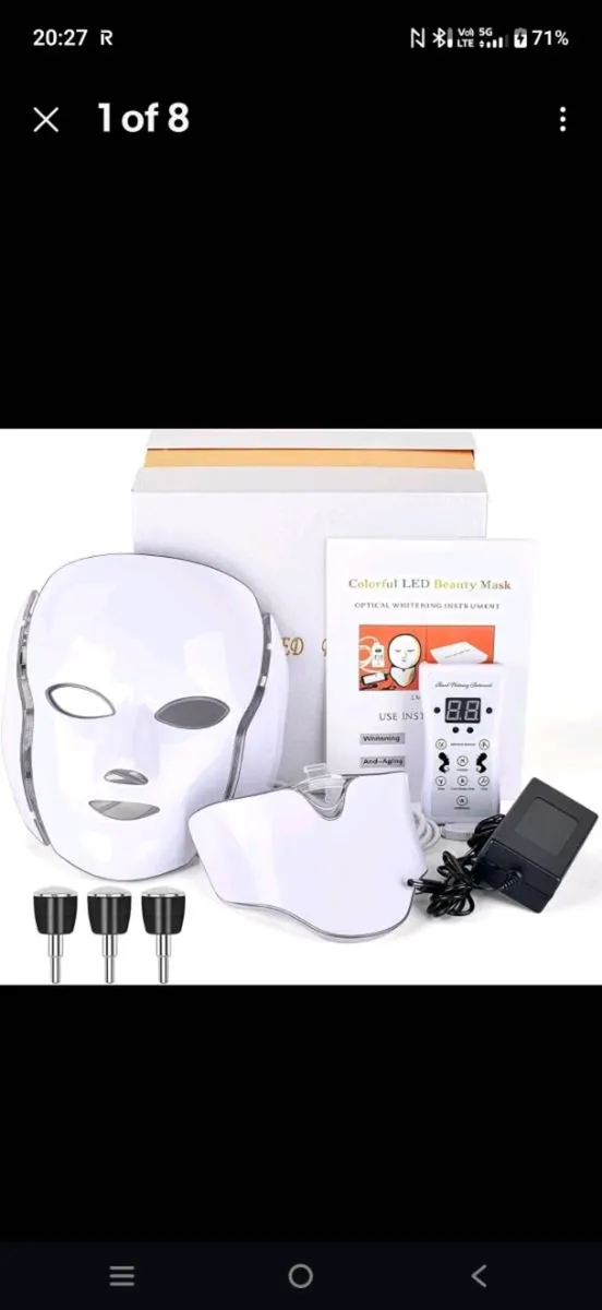 Red light therapy anti wrinkle led mask - Image 3
