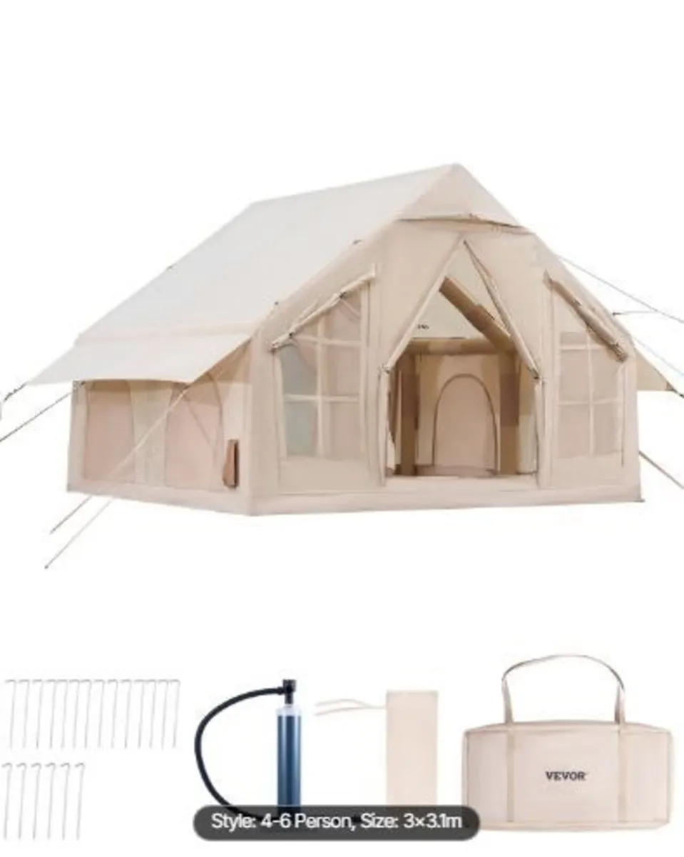 Inflatable Tents for Camping, 4-6 Person - Image 4