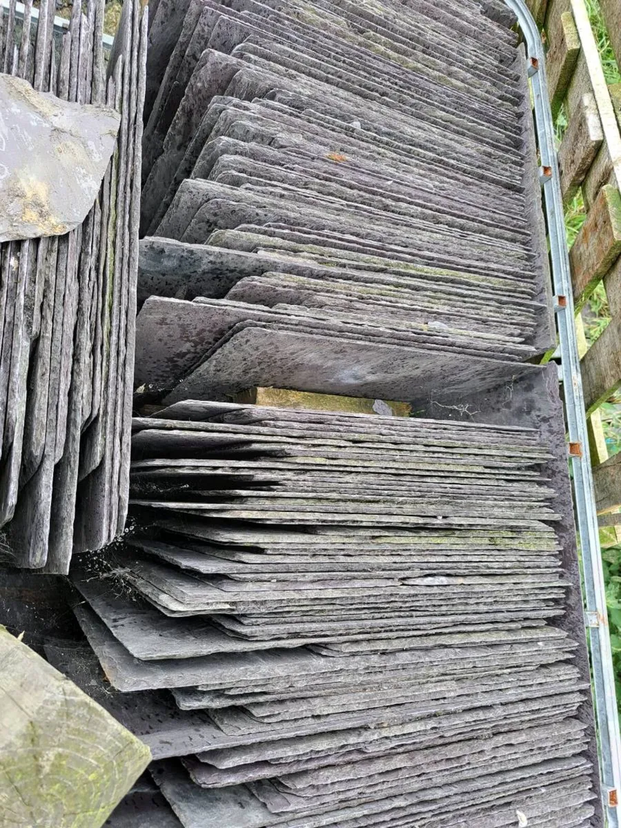 400 qty 30 inch Random Bangor Blue Slates - Image 2