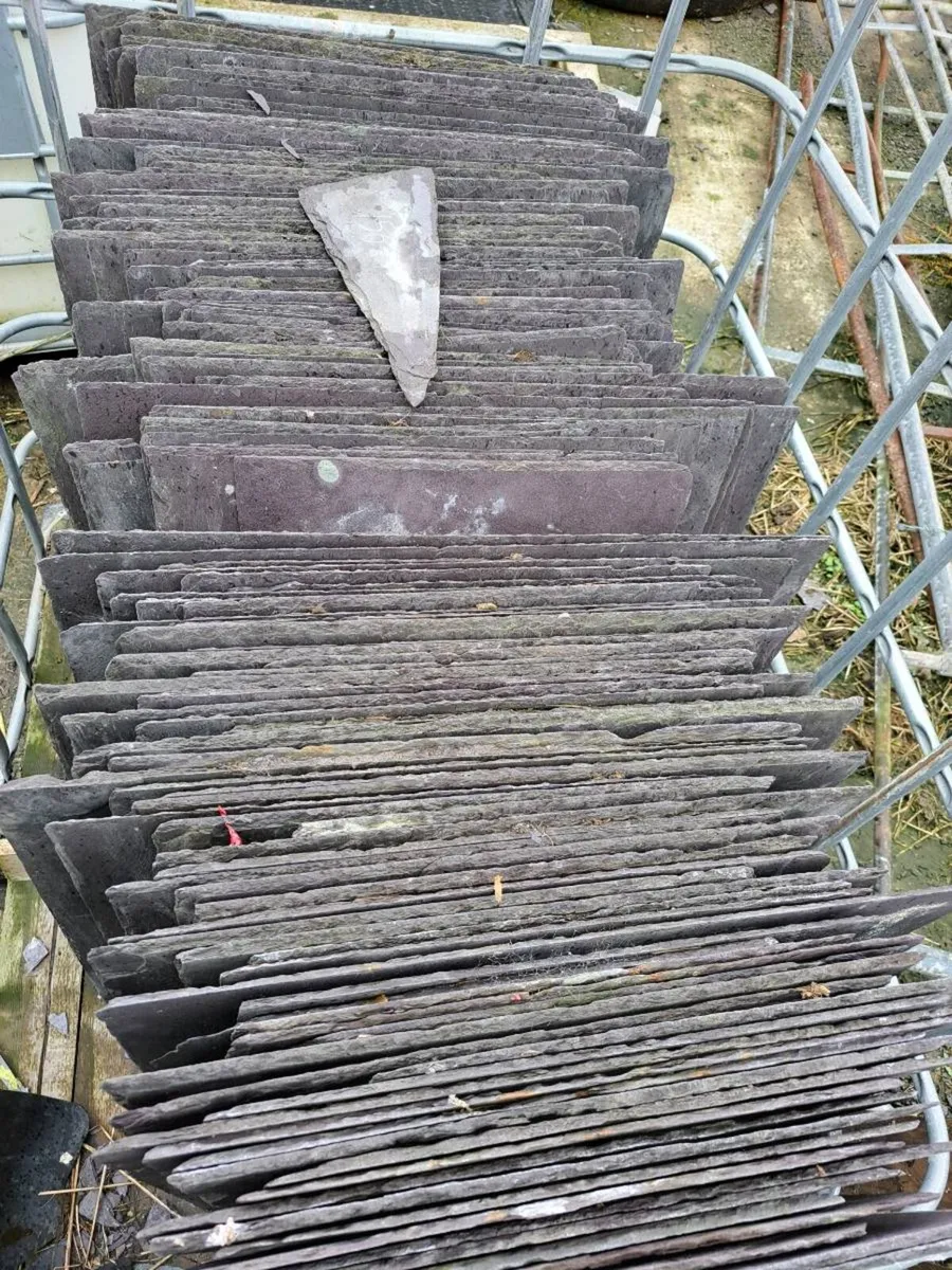 400 qty 30 inch Random Bangor Blue Slates - Image 3