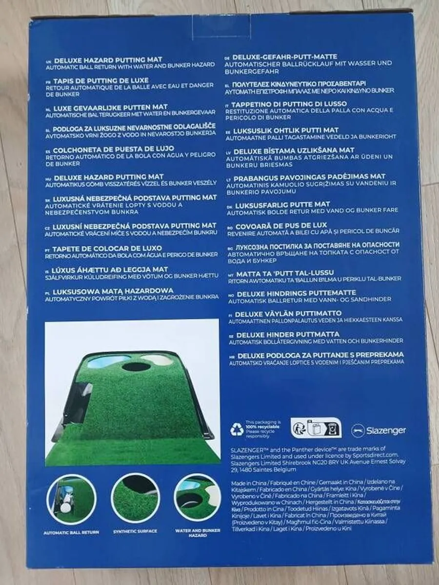 UNOPENED Slazenger Deluxe Hazard Putting Mat - Image 3