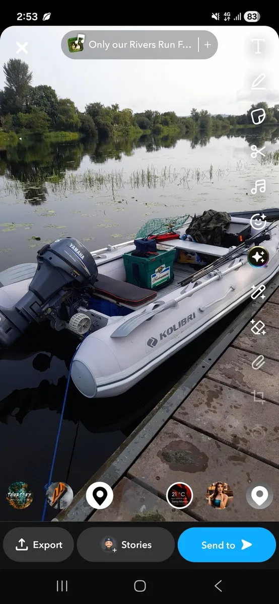 Kolibri 330 dxl aluminium deck - Image 1