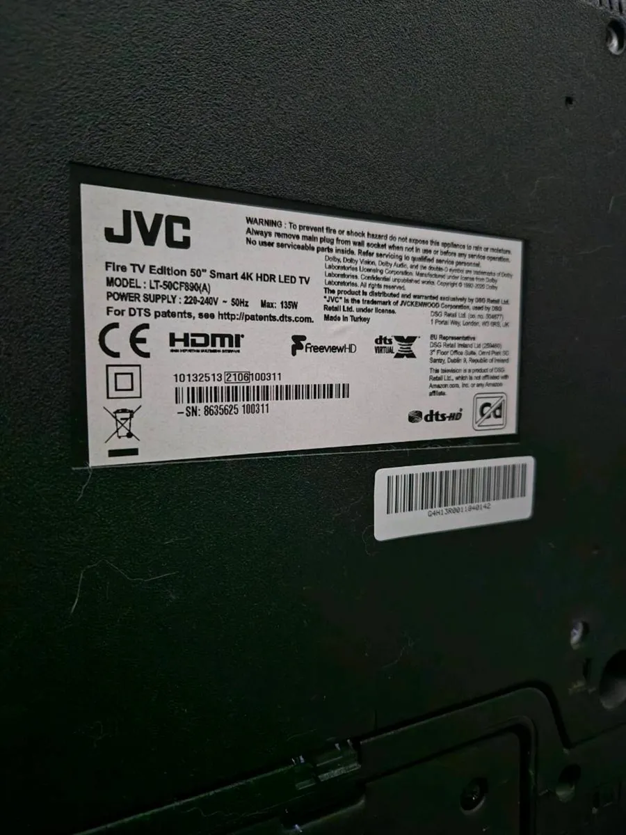 JVC Fire 50" Smart TV - Image 3