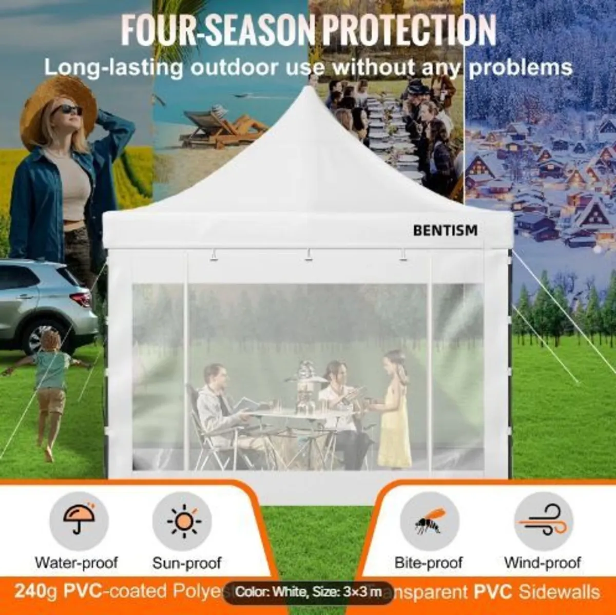 Pop Up Canopy Tent, Outdoor Patio - Image 4