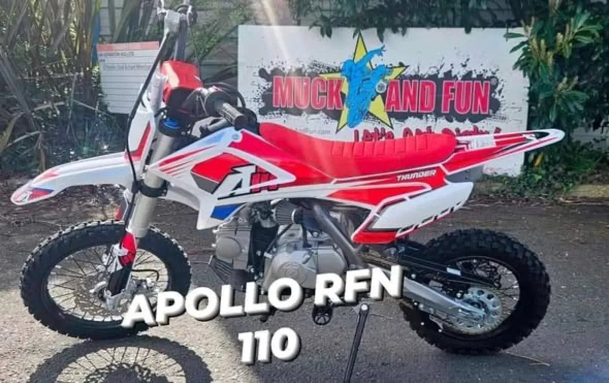 APOLLO Rfn 110 PIT BIKE Delivery warranty Easy Pay - Image 1