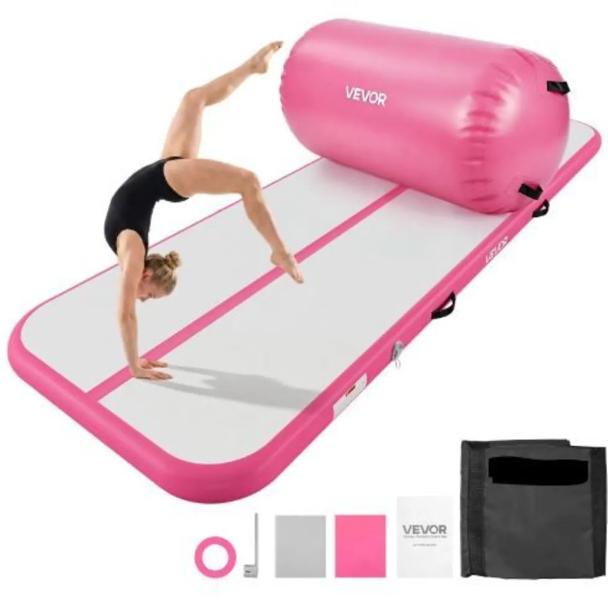 Inflatable Gymnastics Air Mat with Air Barrel 3m - Image 4