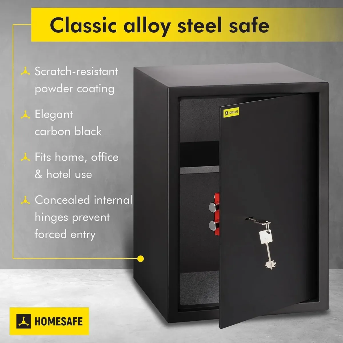 Safe Box with Key Lock Money - Image 4