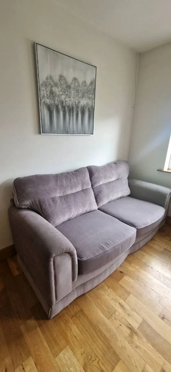 Stylish grey sofa - Image 1