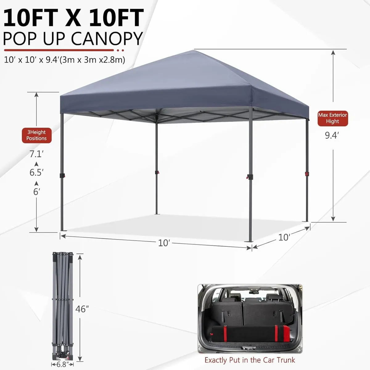 Pop Up Gazebo Commercial with Upgraded Roller - Image 4