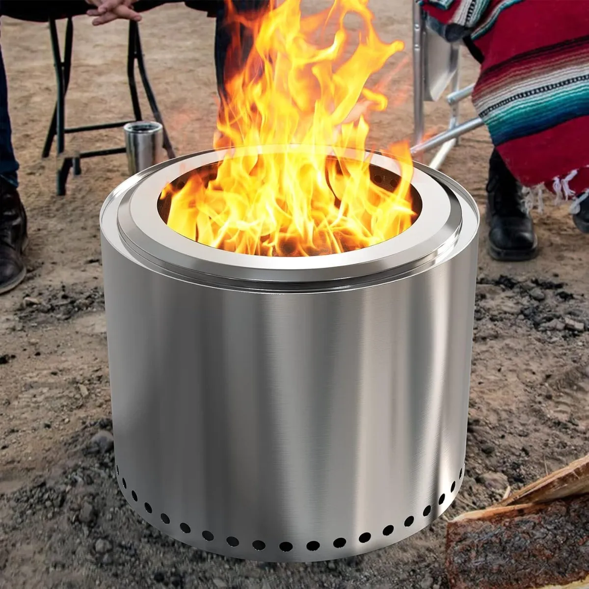 Stainless Steel Smokeless Fire Pit - Image 4