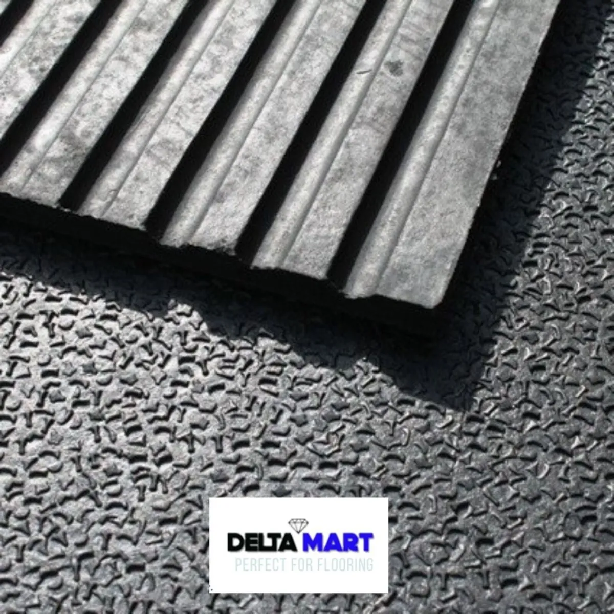 6ft x 4ft Amoebic Rubber Mat – Heavy Duty Stable, - Image 1