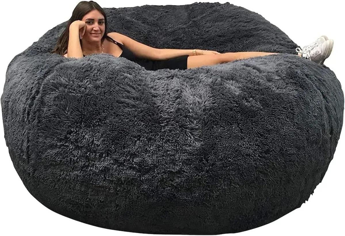 Bean Bag Sofa Mini Chair Cutton Filled Couch - Image 1