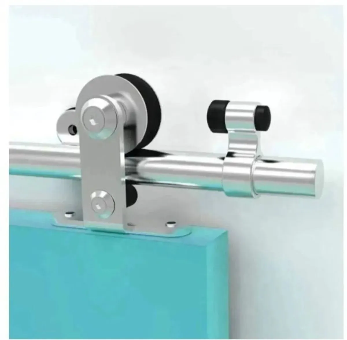 Barn Door Track Kit Sliding Rail 167cm - Image 2
