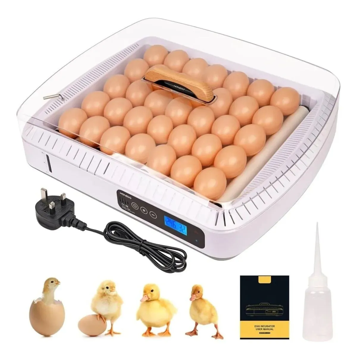 Egg Incubator 35 Egg Auto Turn Temperature - Image 1