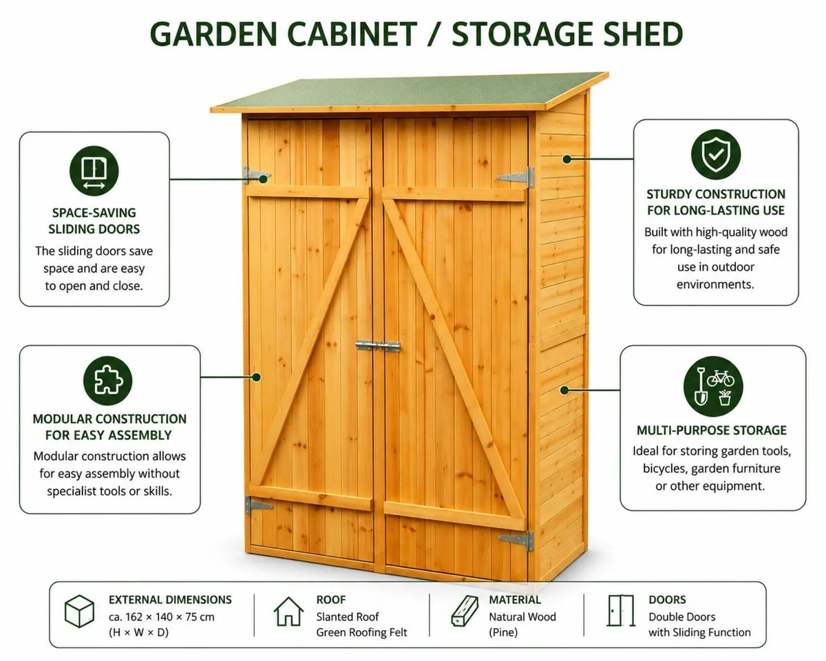 New Wooden garden shed - FREE Delivery - Image 3