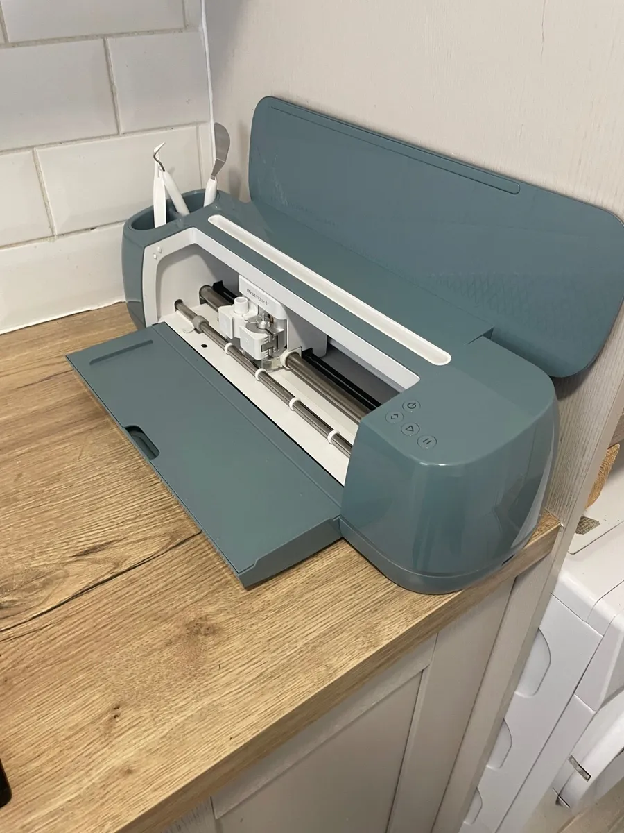 Cricut Maker 4 with cricut tools and vinyl - Image 1