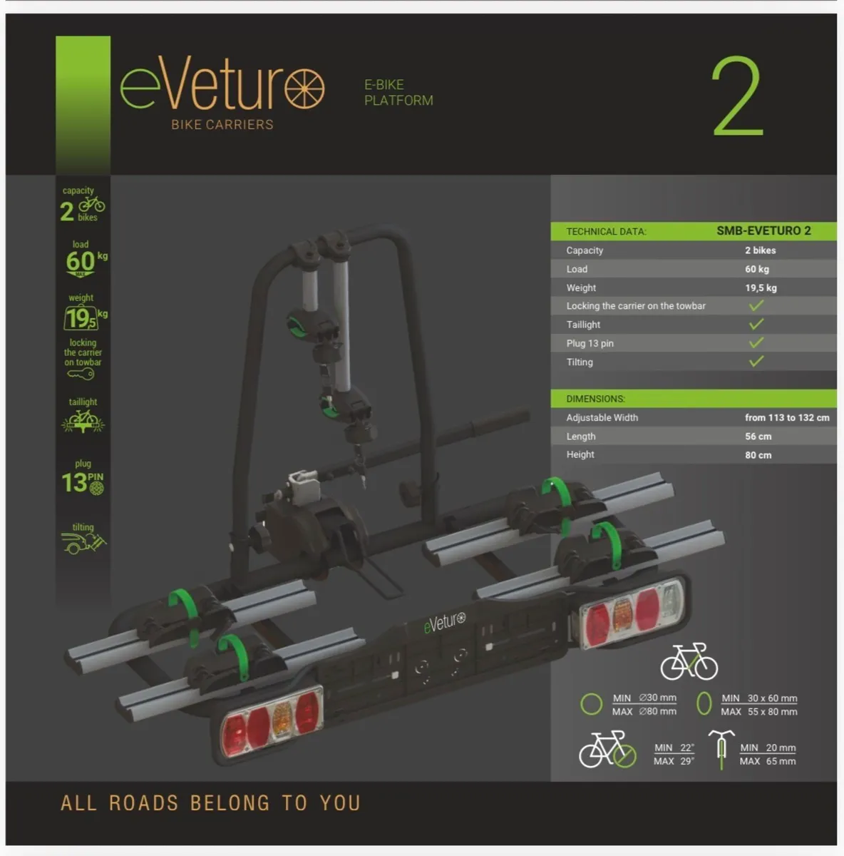 Bike carrier / bike rack 2,3 or 4 bike - Image 4