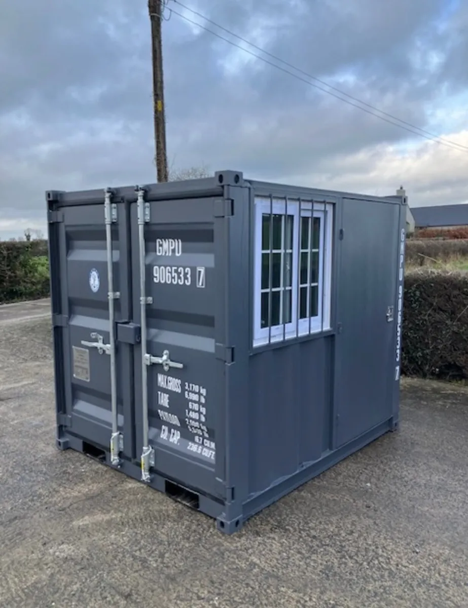 New 7ft COR-TEN Steel Container **Online Auction** - Image 1