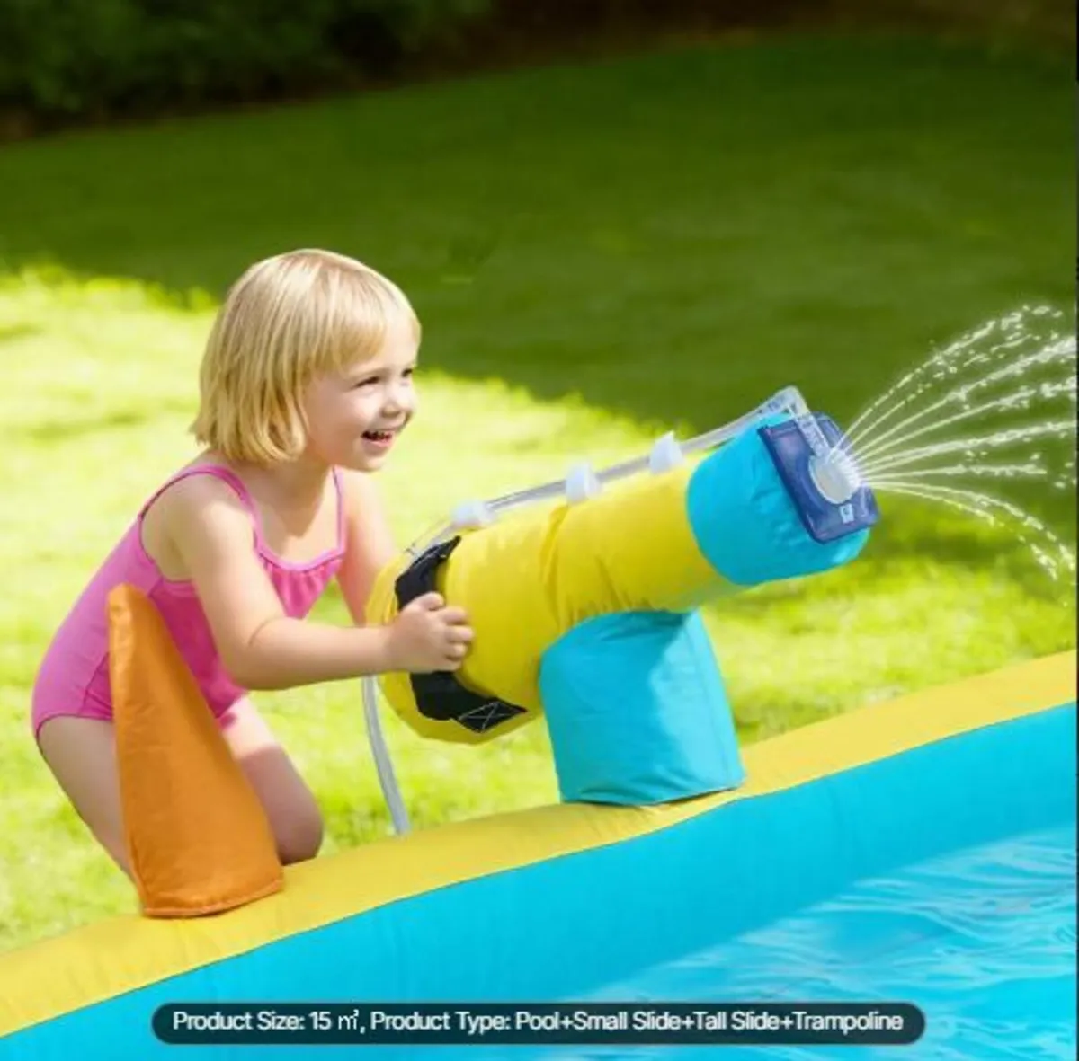 Inflatable Bounce House, 12.5 x 13.1 x 6.5 ft - Image 4